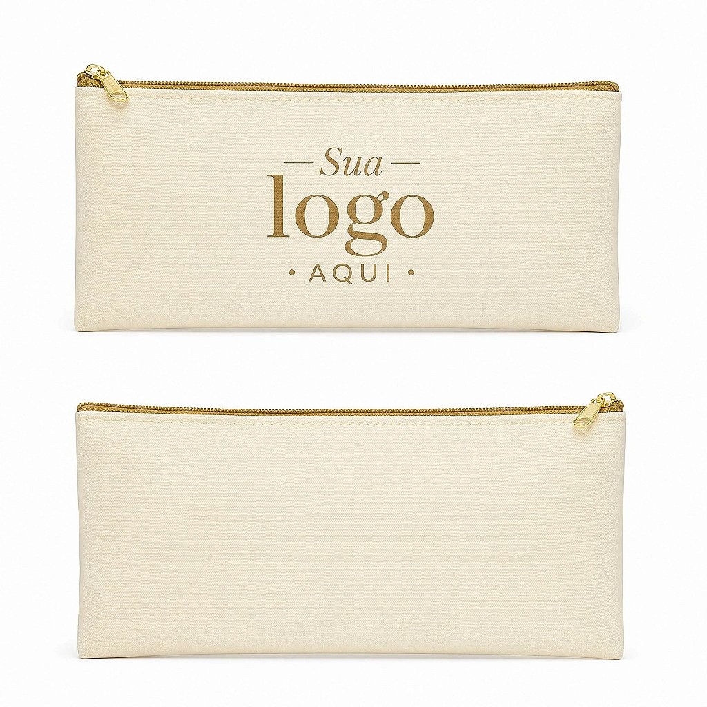 Necessaire Carteira Personalizada Slim formato compacto